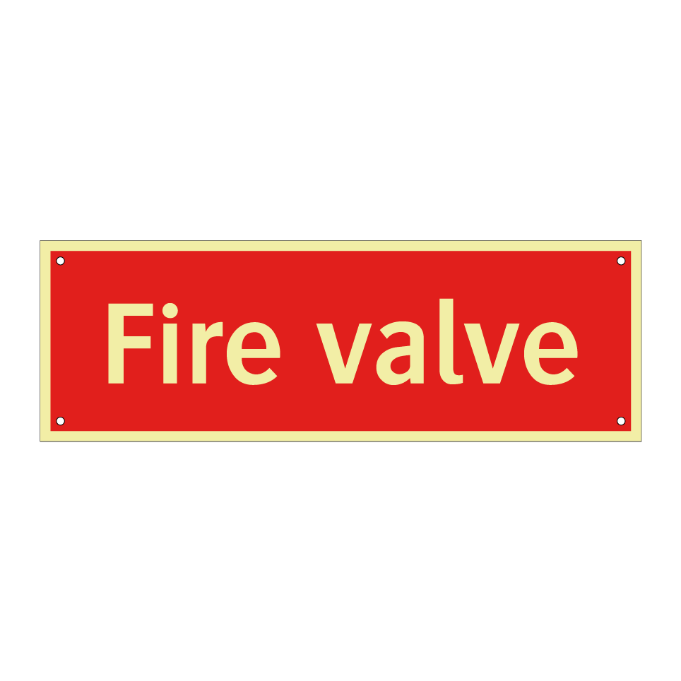 Fire valve