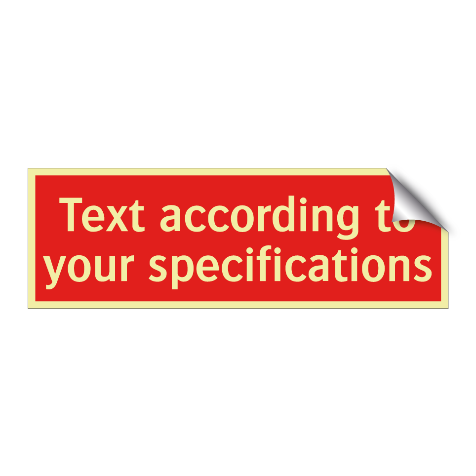 Text according to your specifications