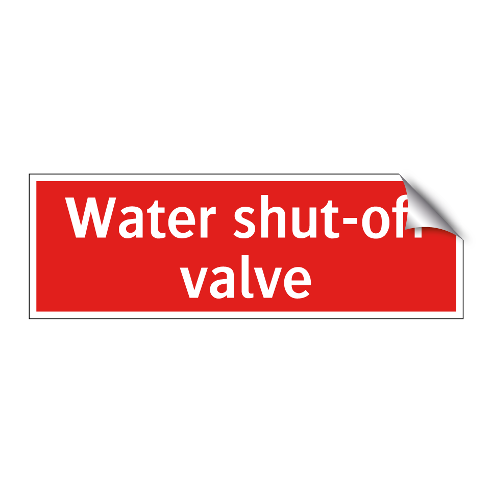 Water shut-off valve