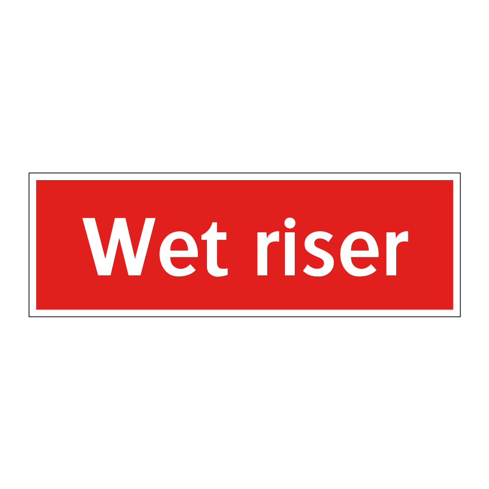 Wet riser
