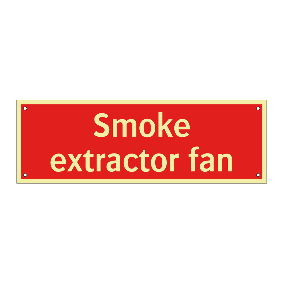 Smoke extractor fan