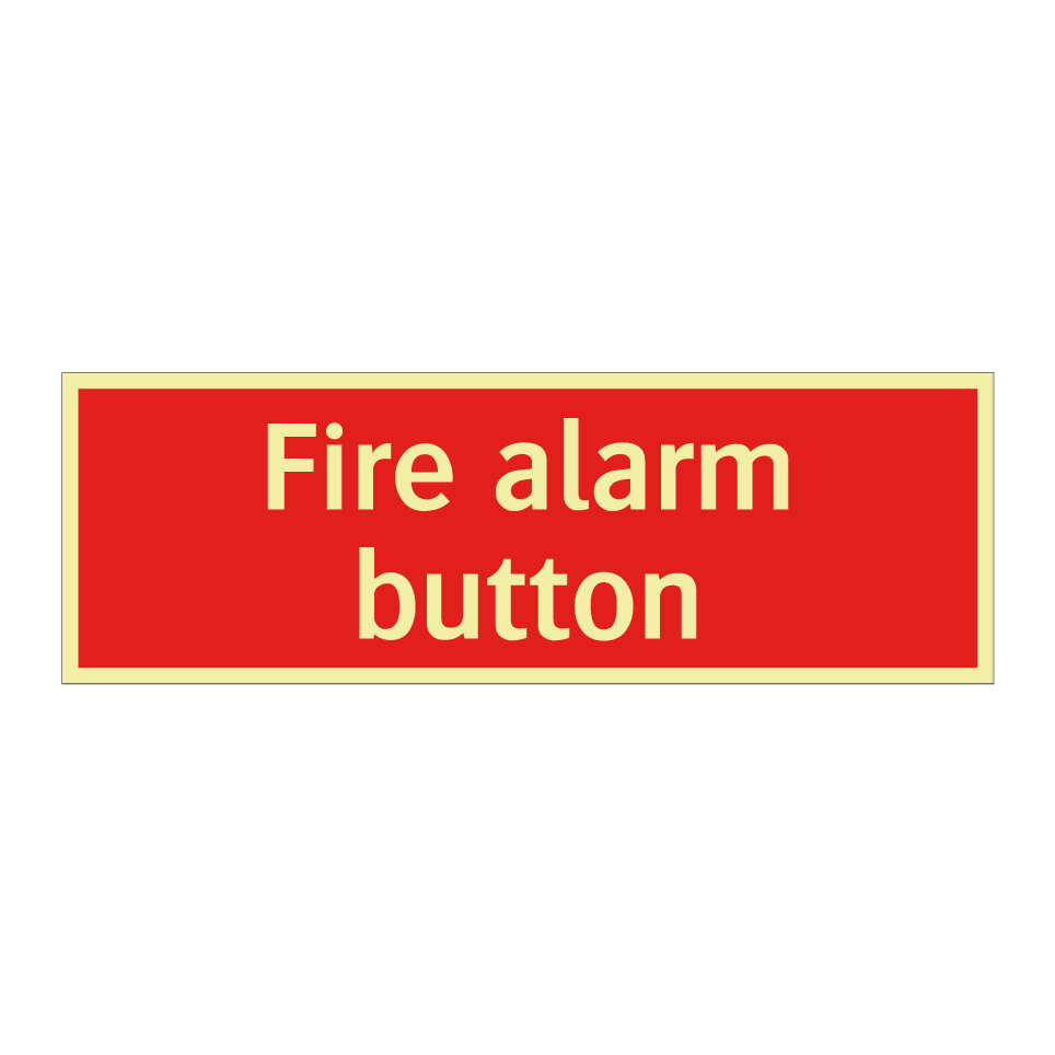 Fire alarm button