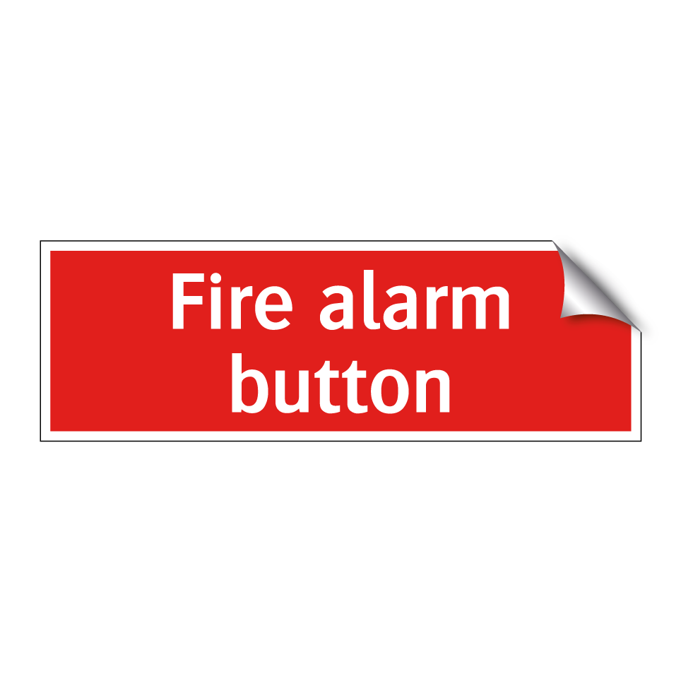 Fire alarm button
