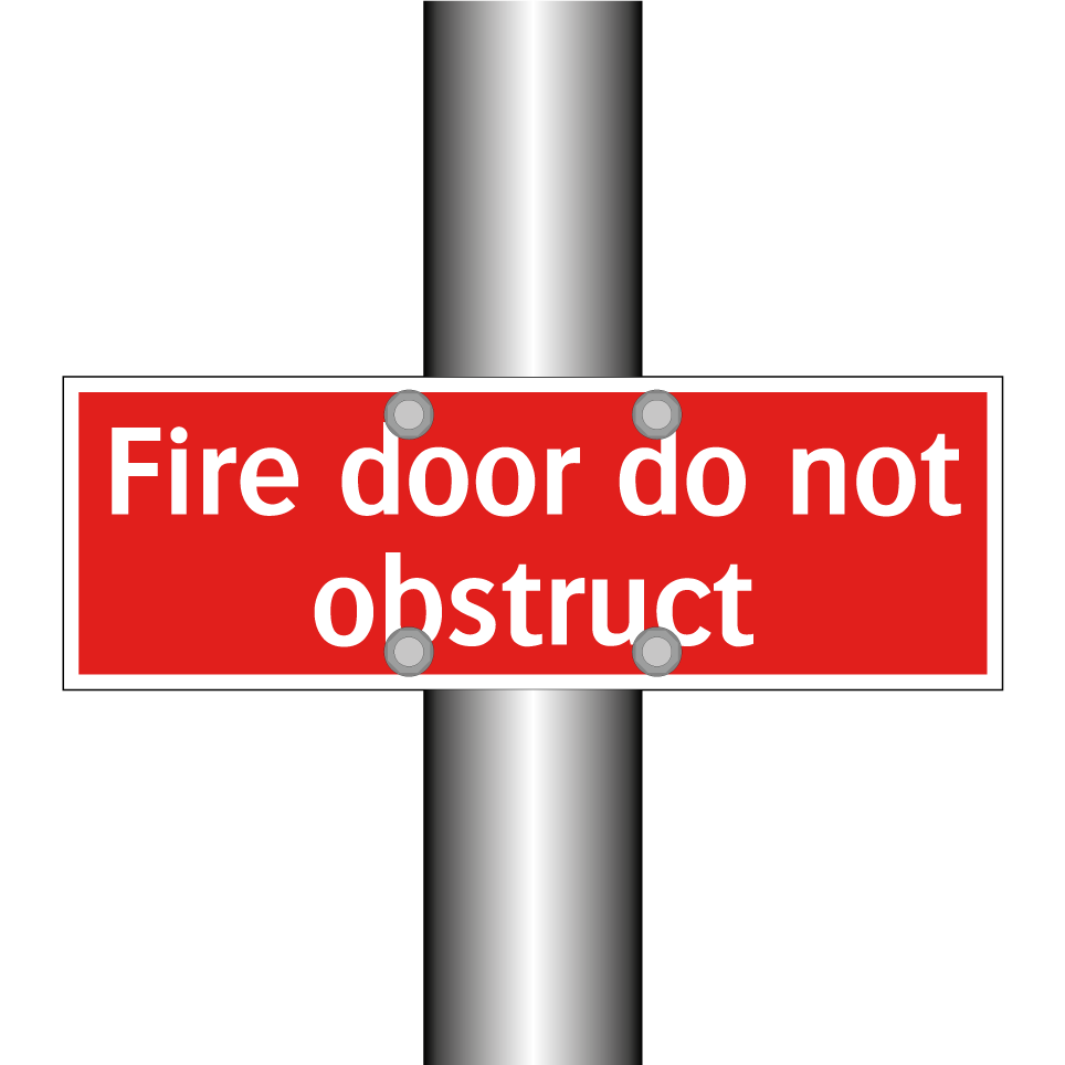 Fire door do not obstruct