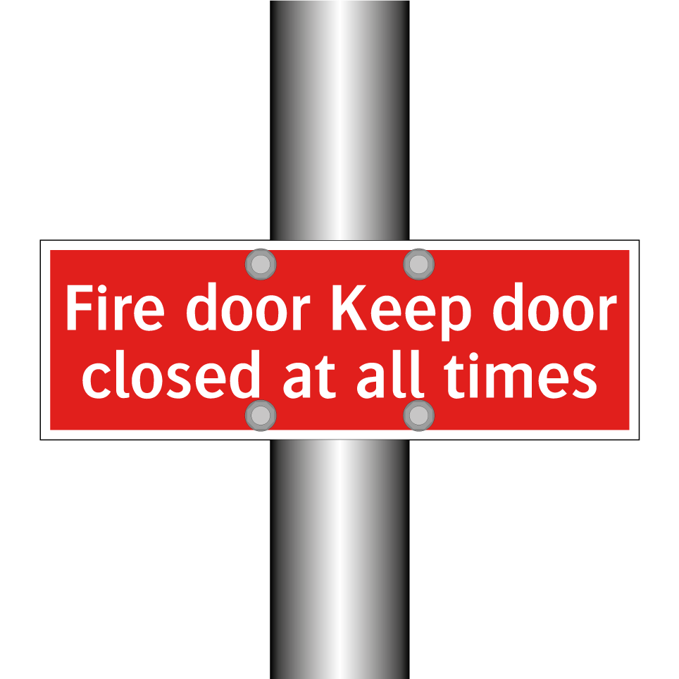 Fire door Keep door closed at all times