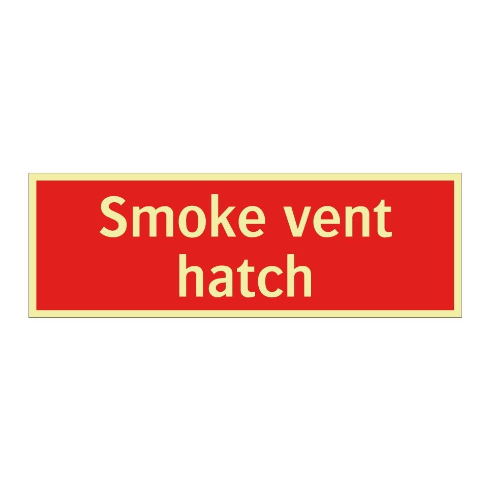 Smoke vent hatch