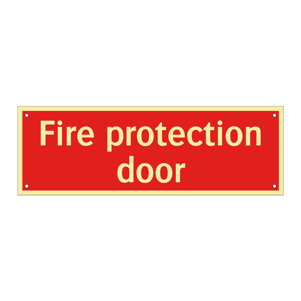 Fire protection door