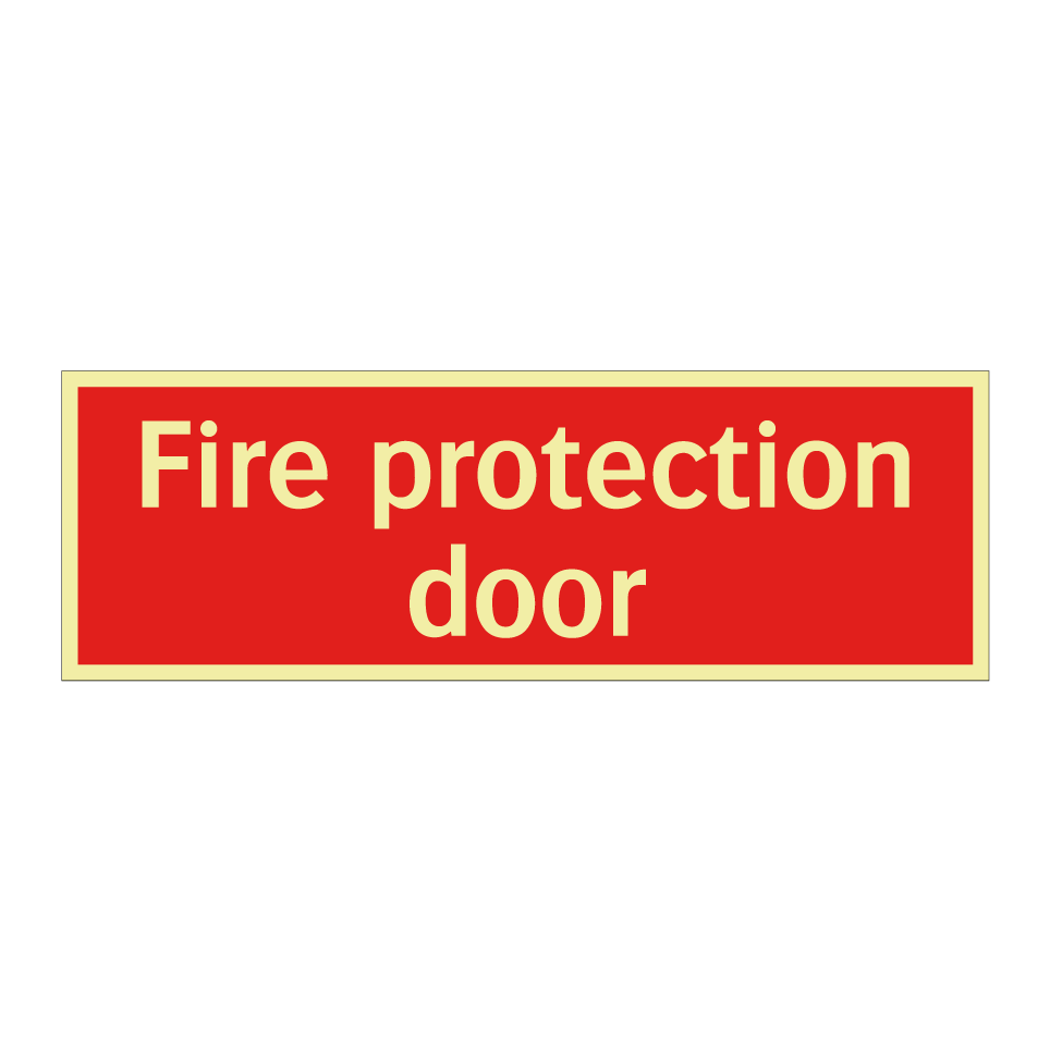 Fire protection door