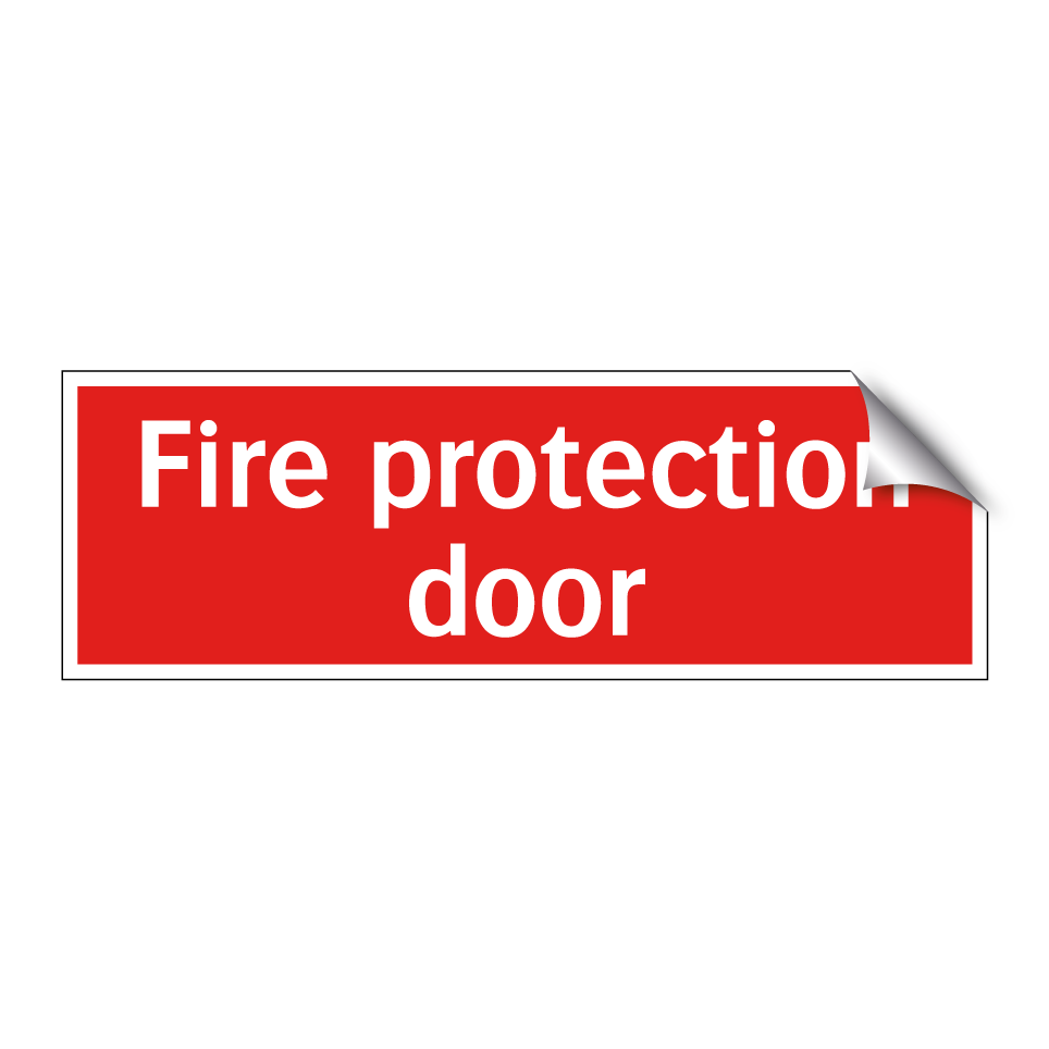 Fire protection door