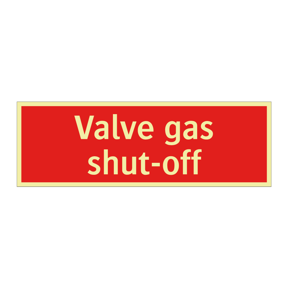Valve gas shut-off