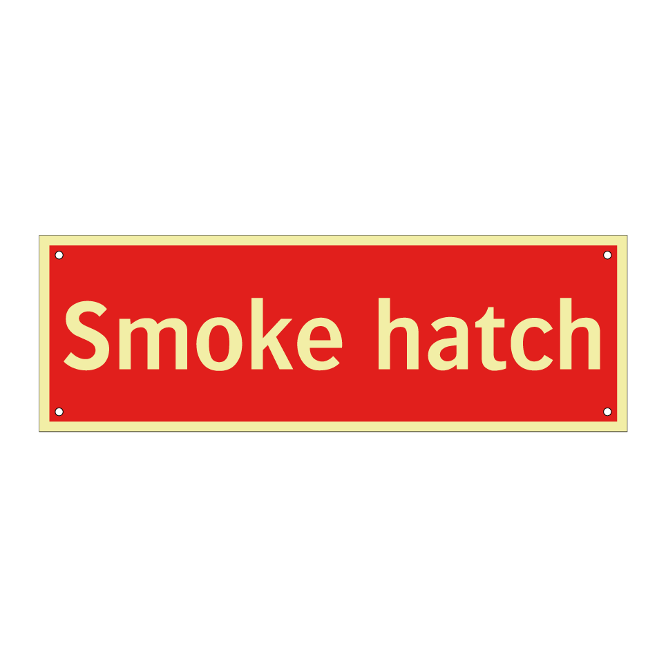 Smoke hatch