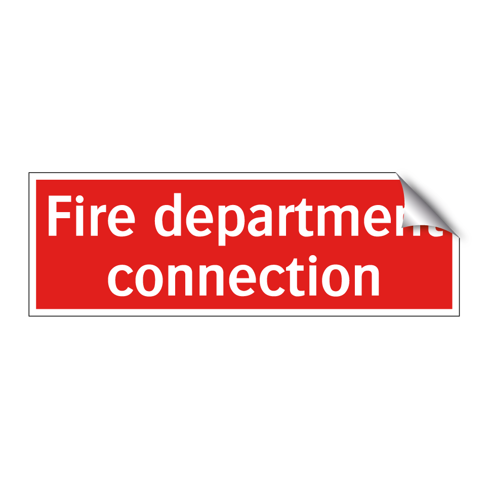 Fire department connection