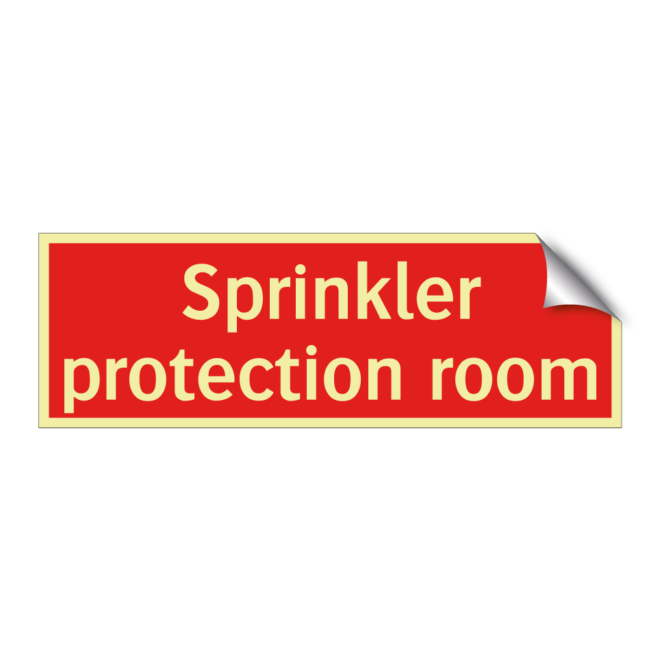 Sprinkler protection room