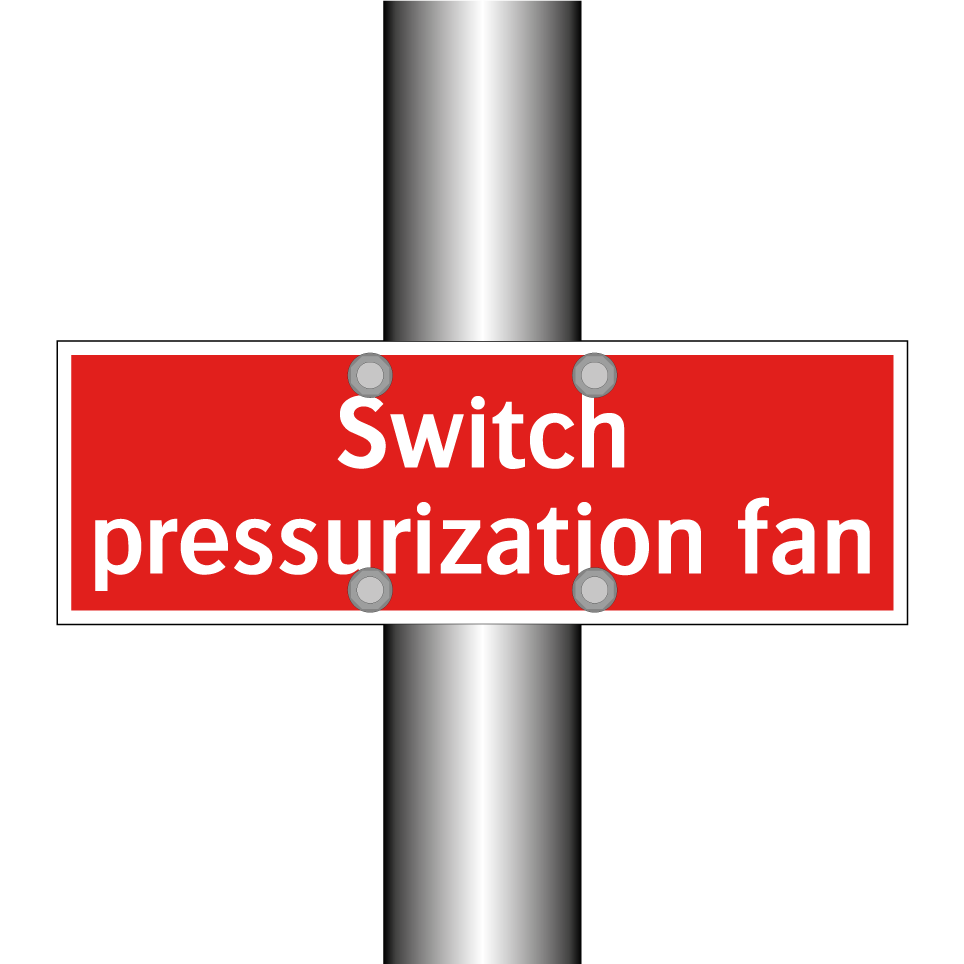 Switch pressurization fan