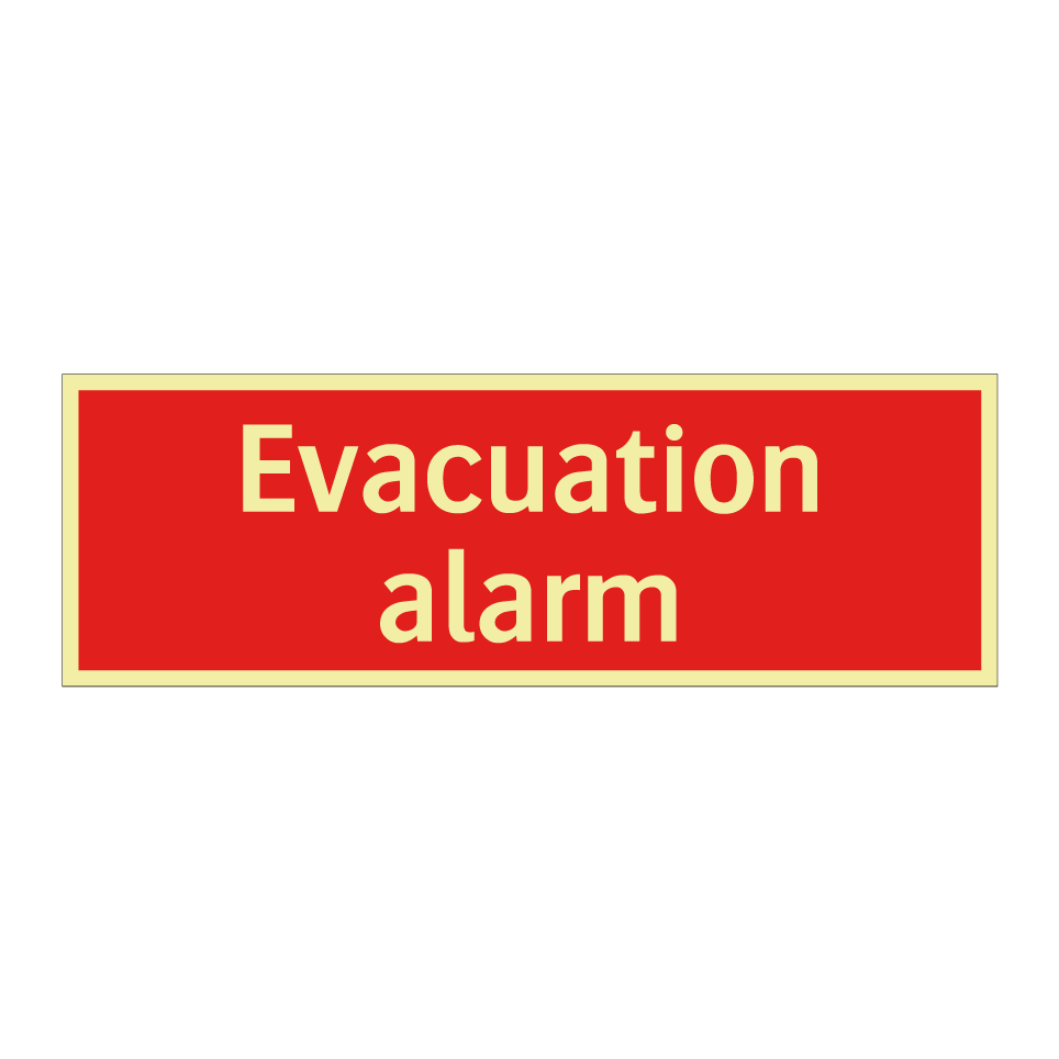 Evacuation alarm