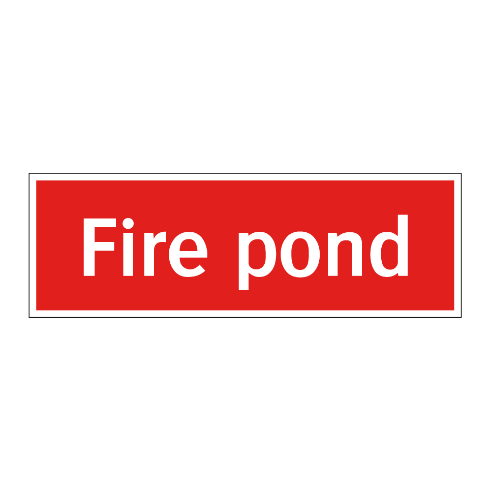 Fire pond