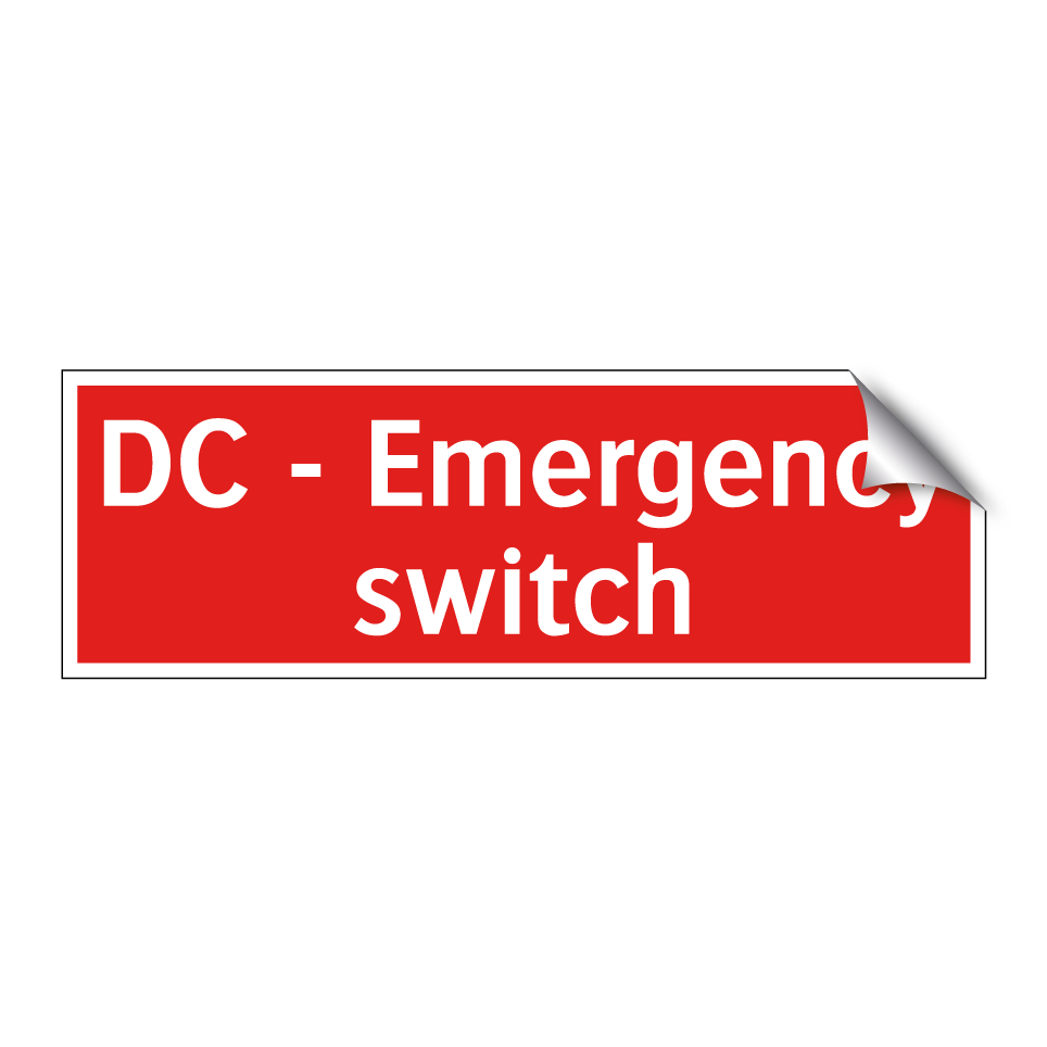 DC - Emergency switch