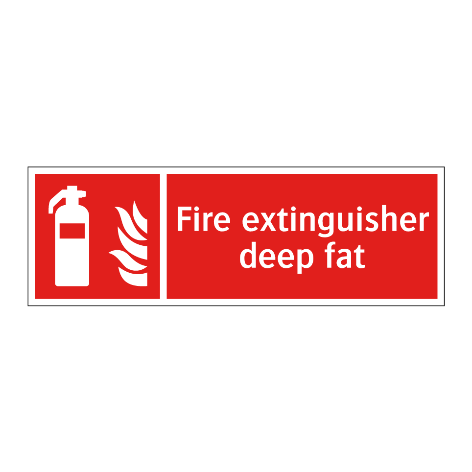 Fire extinguisher deep fat