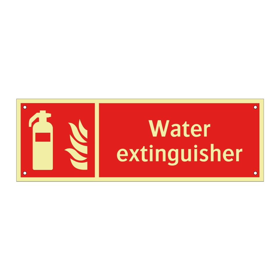 Water extinguisher