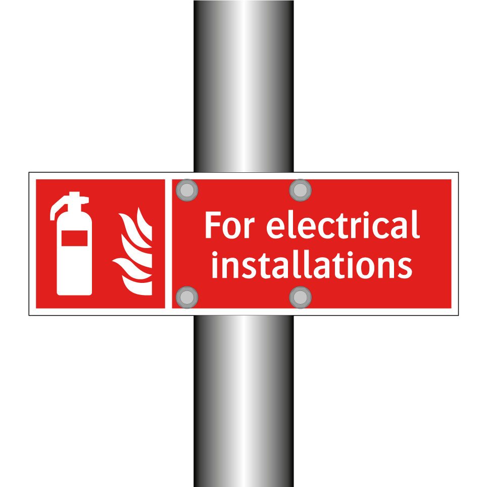 For electrical installations