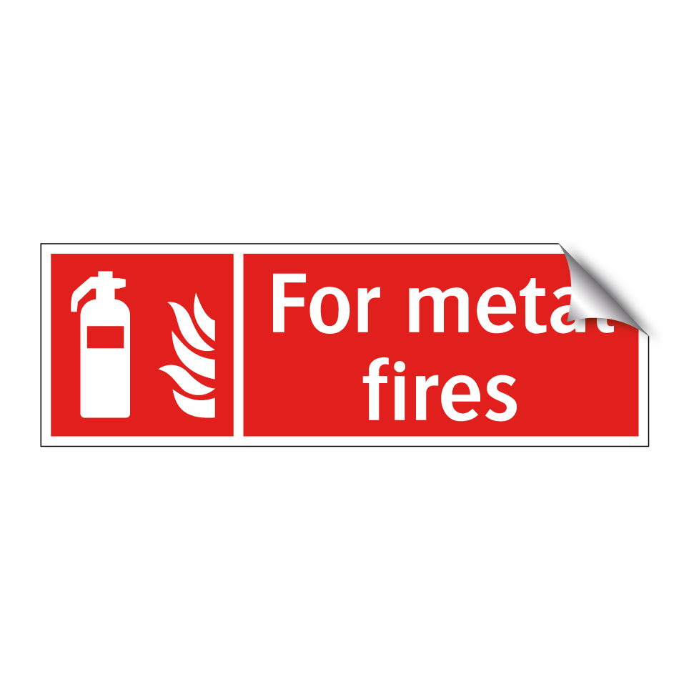For metal fires