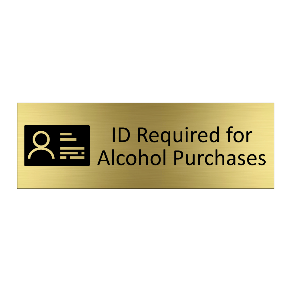 ID Required for Alcohol Purchases