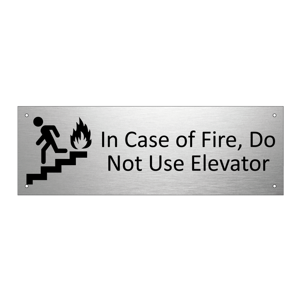 In Case of Fire, Do Not Use Elevator