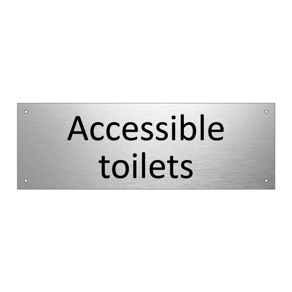 Accessible toilets