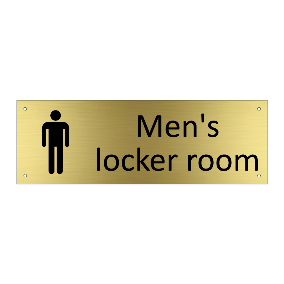 Men's locker room