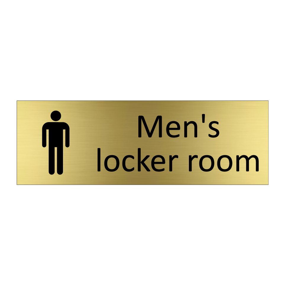 Men's locker room