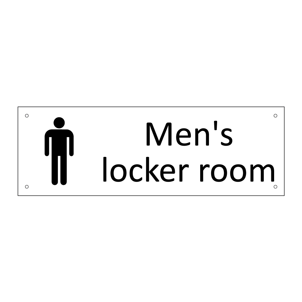 Men's locker room