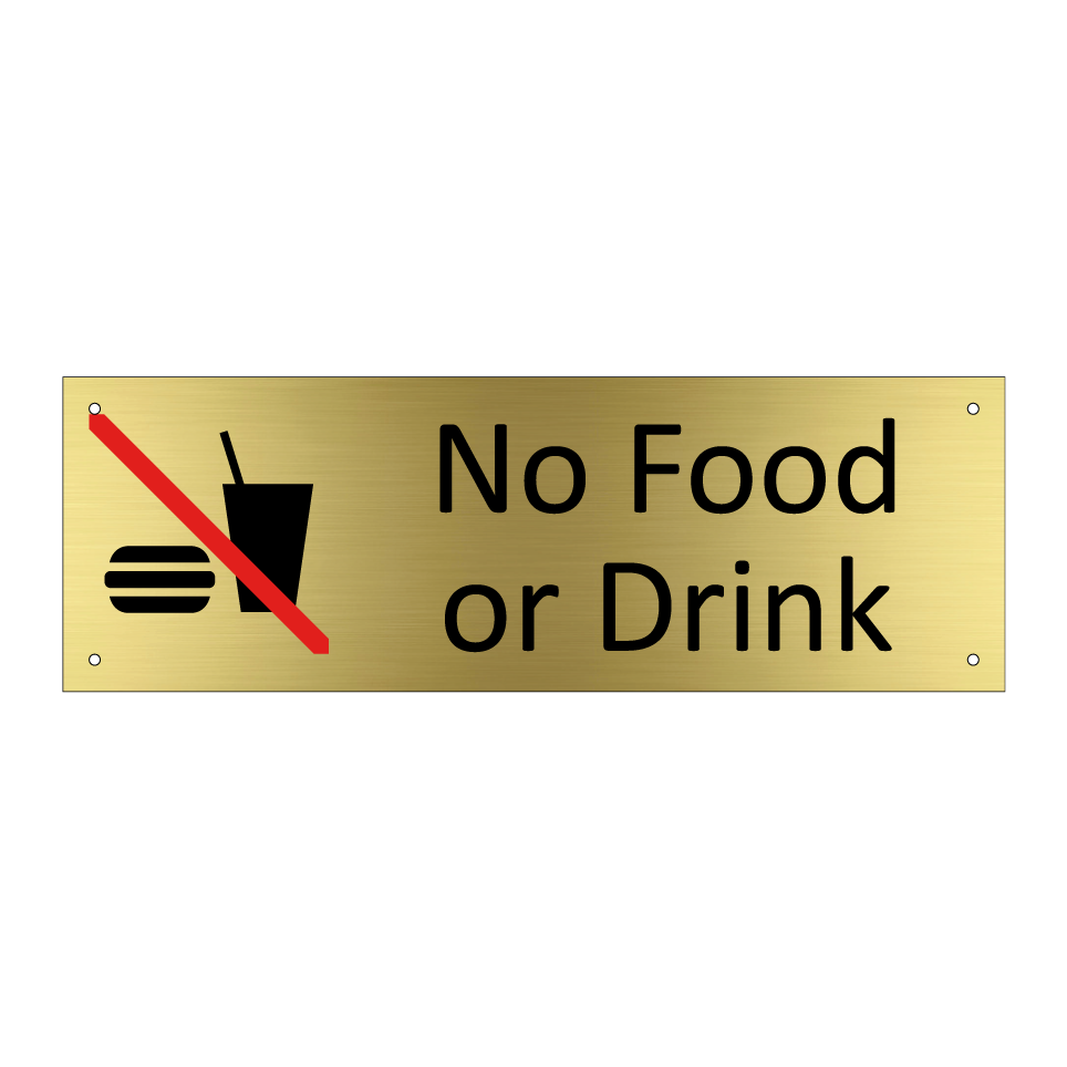 No Food or Drink