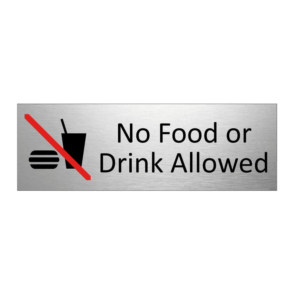 No Food or Drink Allowed