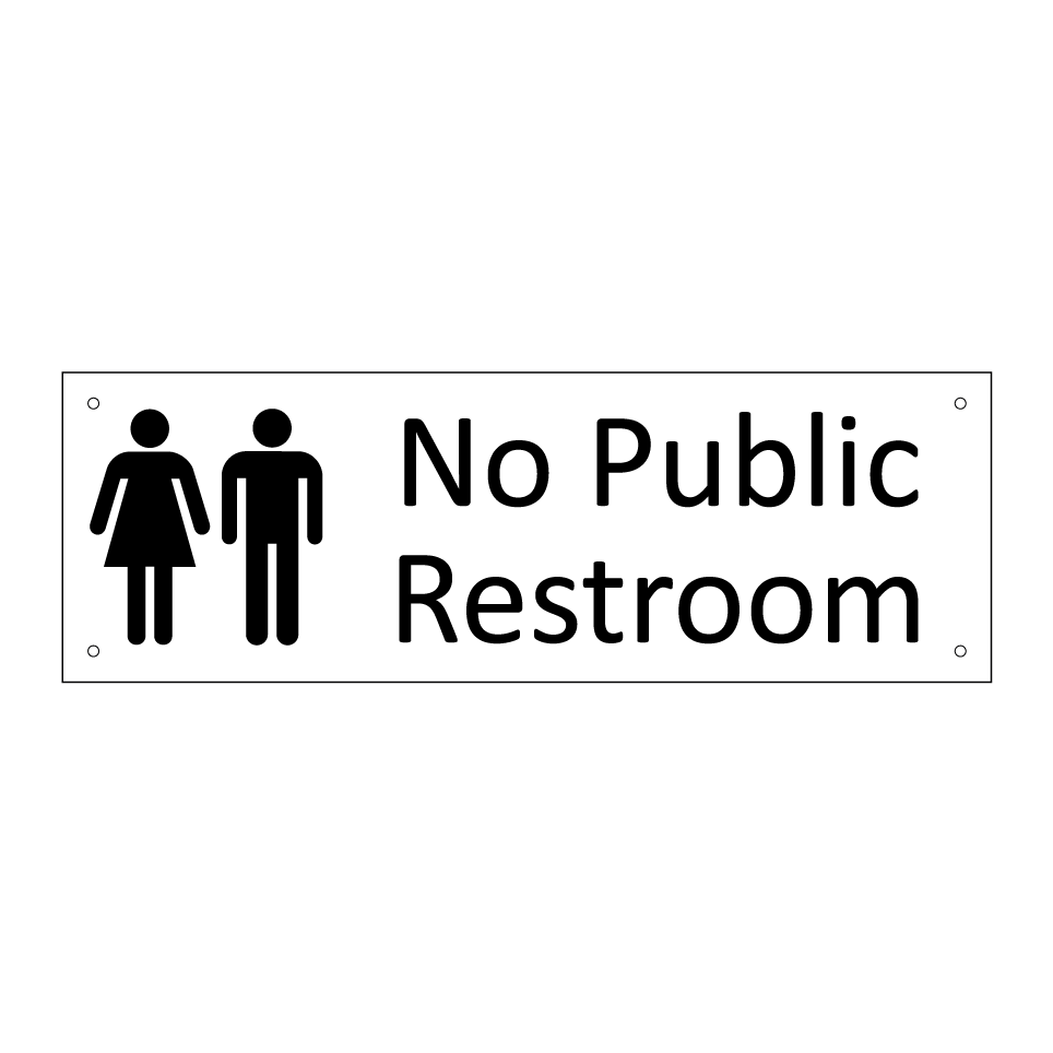 No Public Restroom
