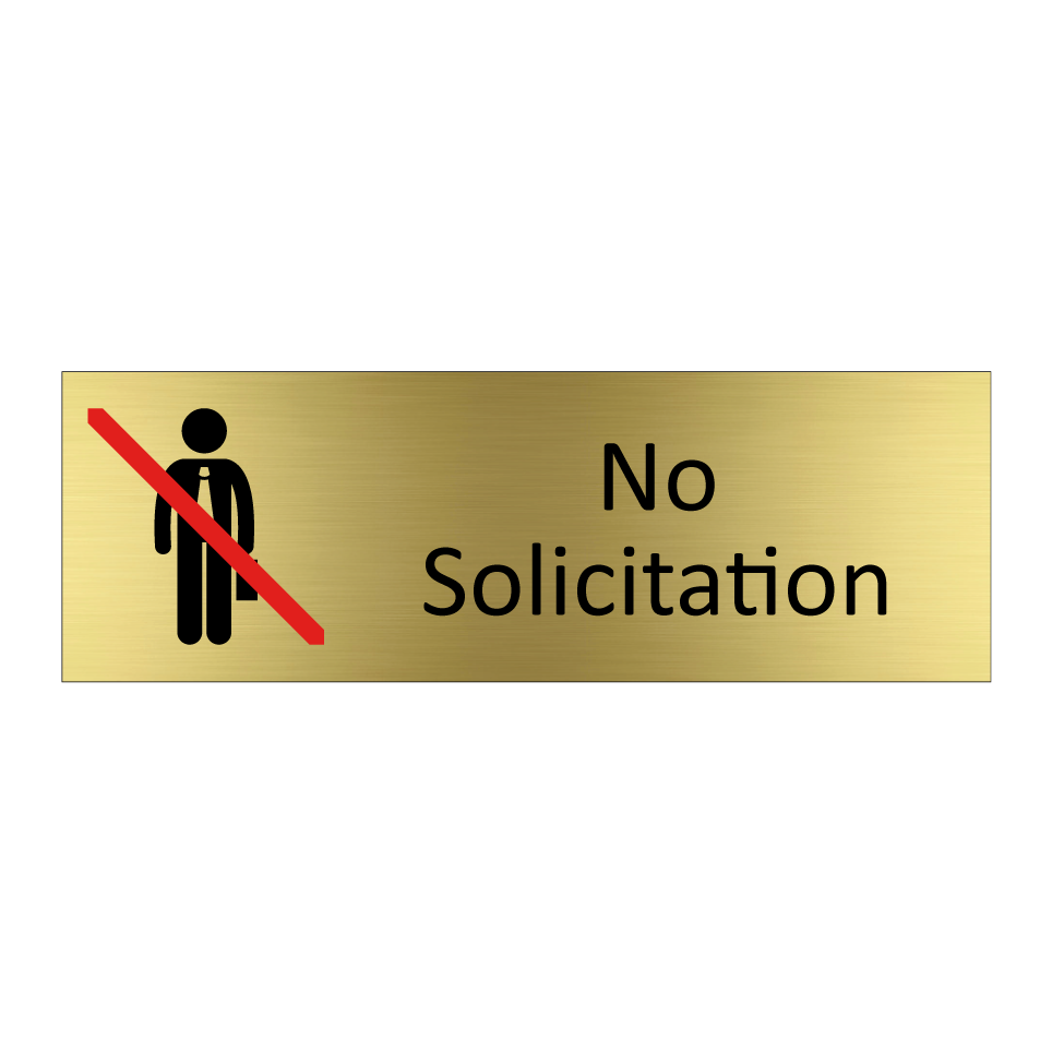 No Solicitation