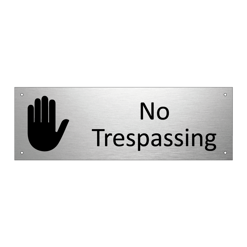 No Trespassing