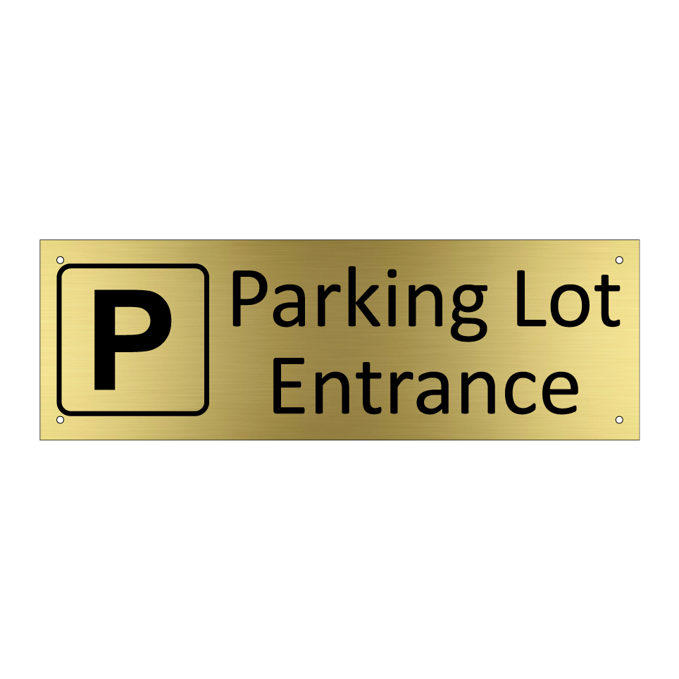 Parking Lot Entrance