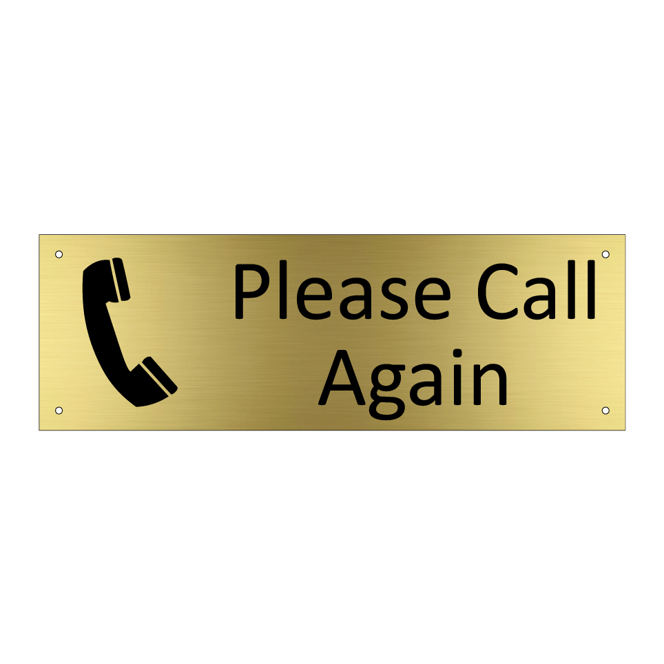 Please Call Again