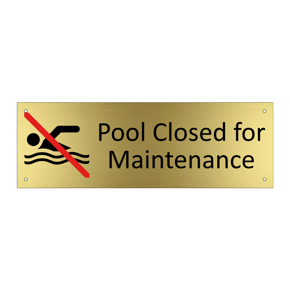 Pool Closed for Maintenance
