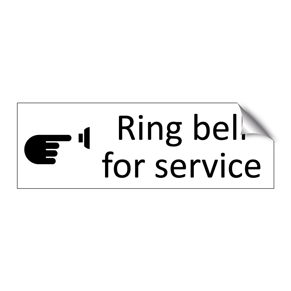 Ring bell for service