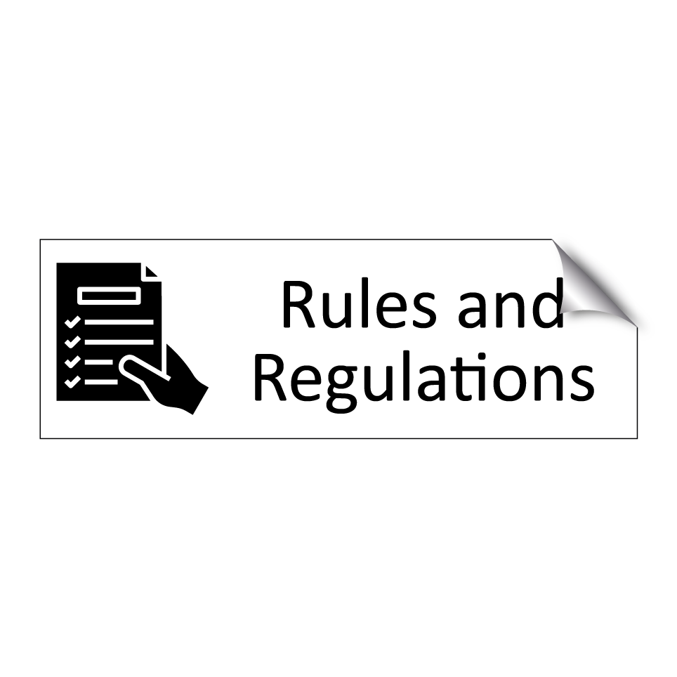 Rules and Regulations