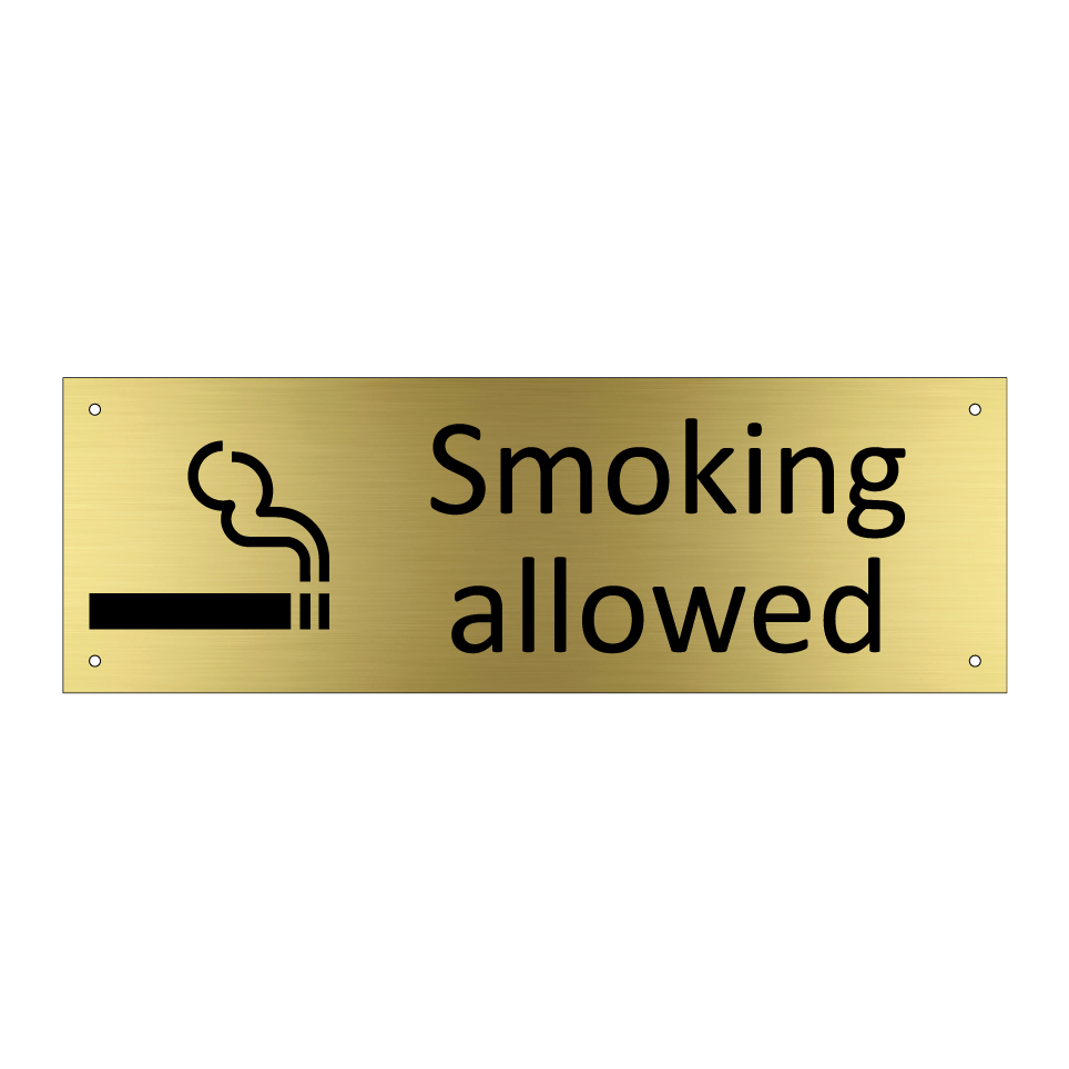 Smoking allowed