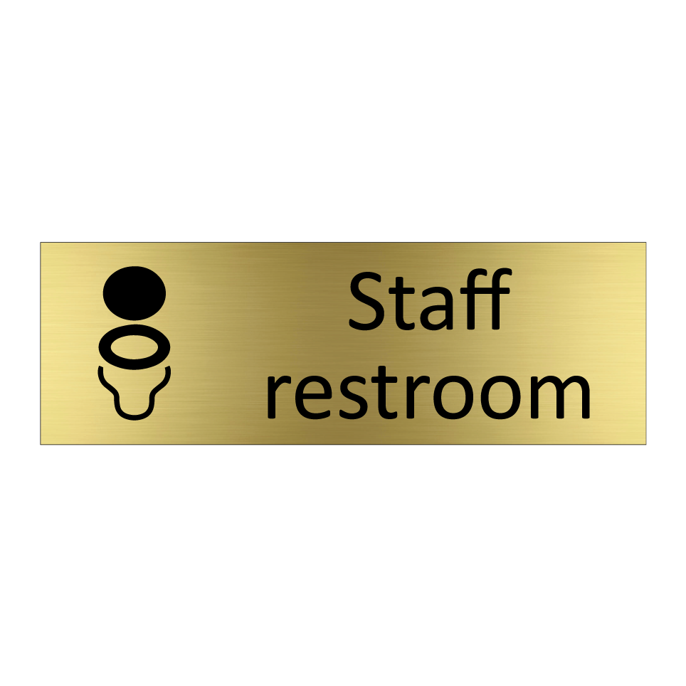 Staff restroom