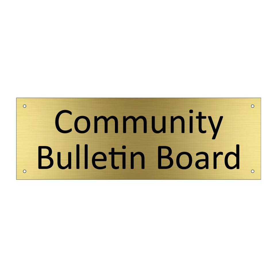 Community Bulletin Board