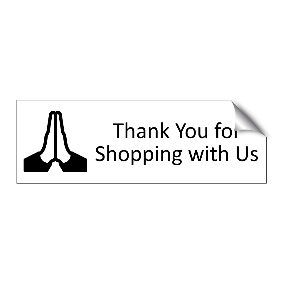 Thank You for Shopping with Us