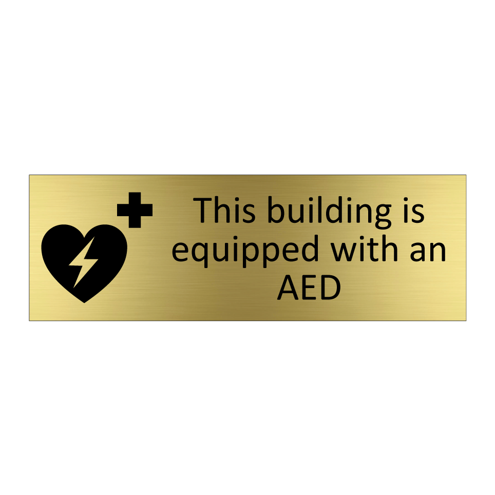 This building is equipped with an AED