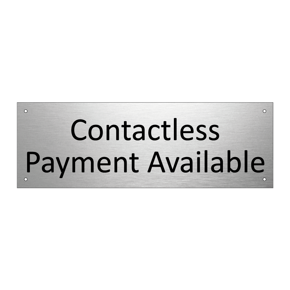 Contactless Payment Available
