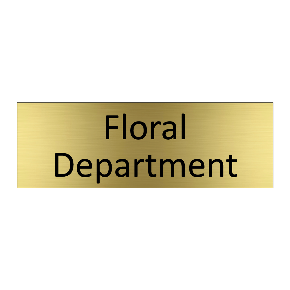 Floral Department