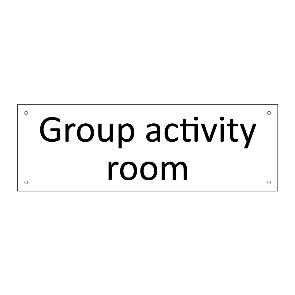 Group activity room