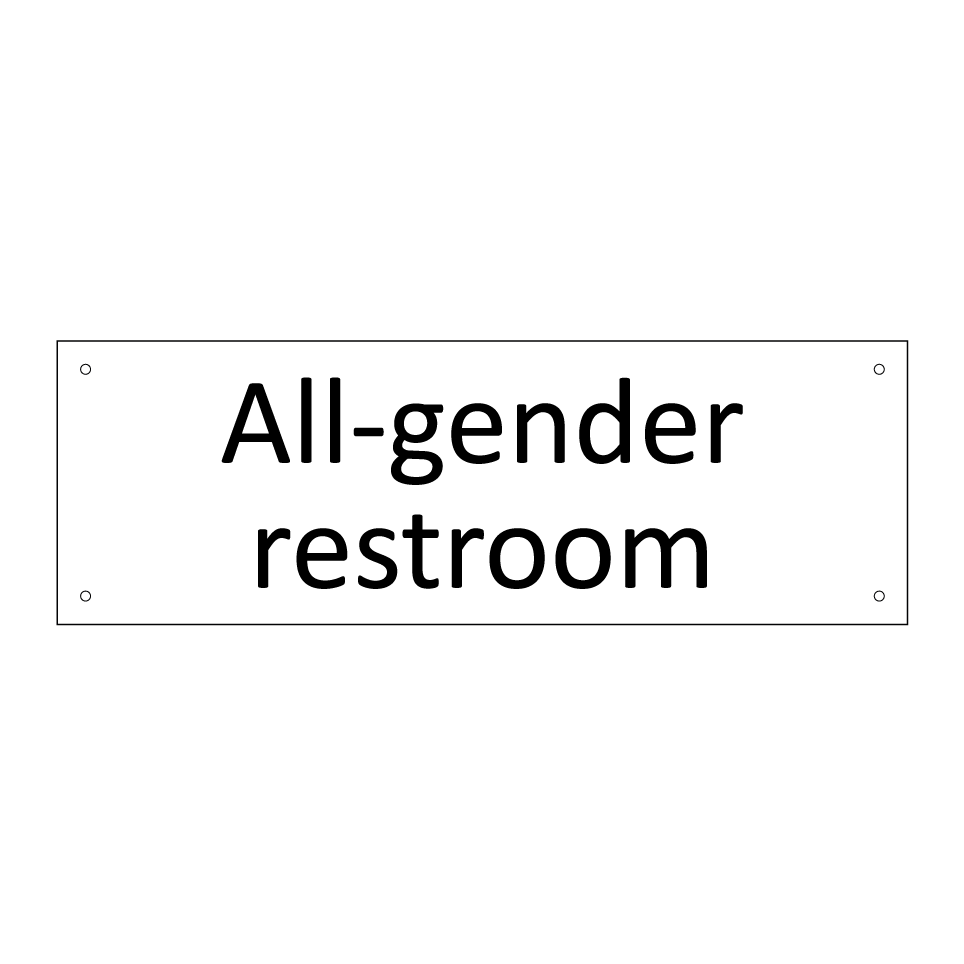 All-gender restroom
